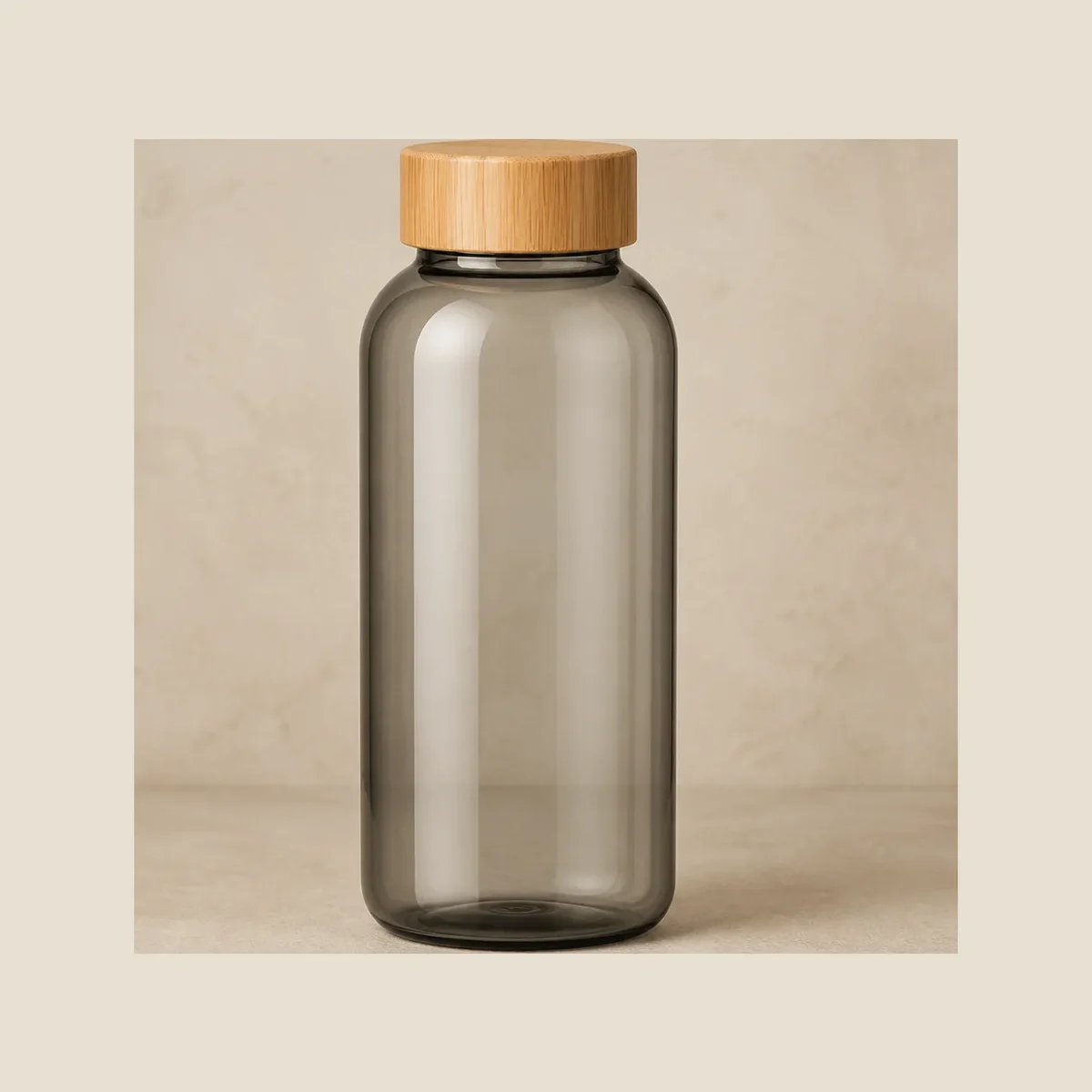 Recycled PET water bottle