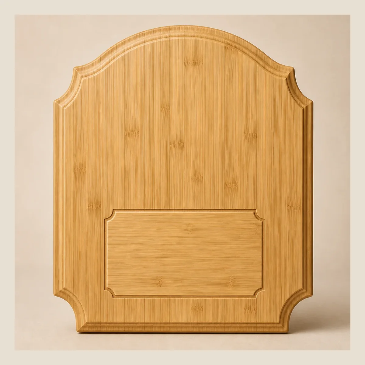 Bamboo eco plaque