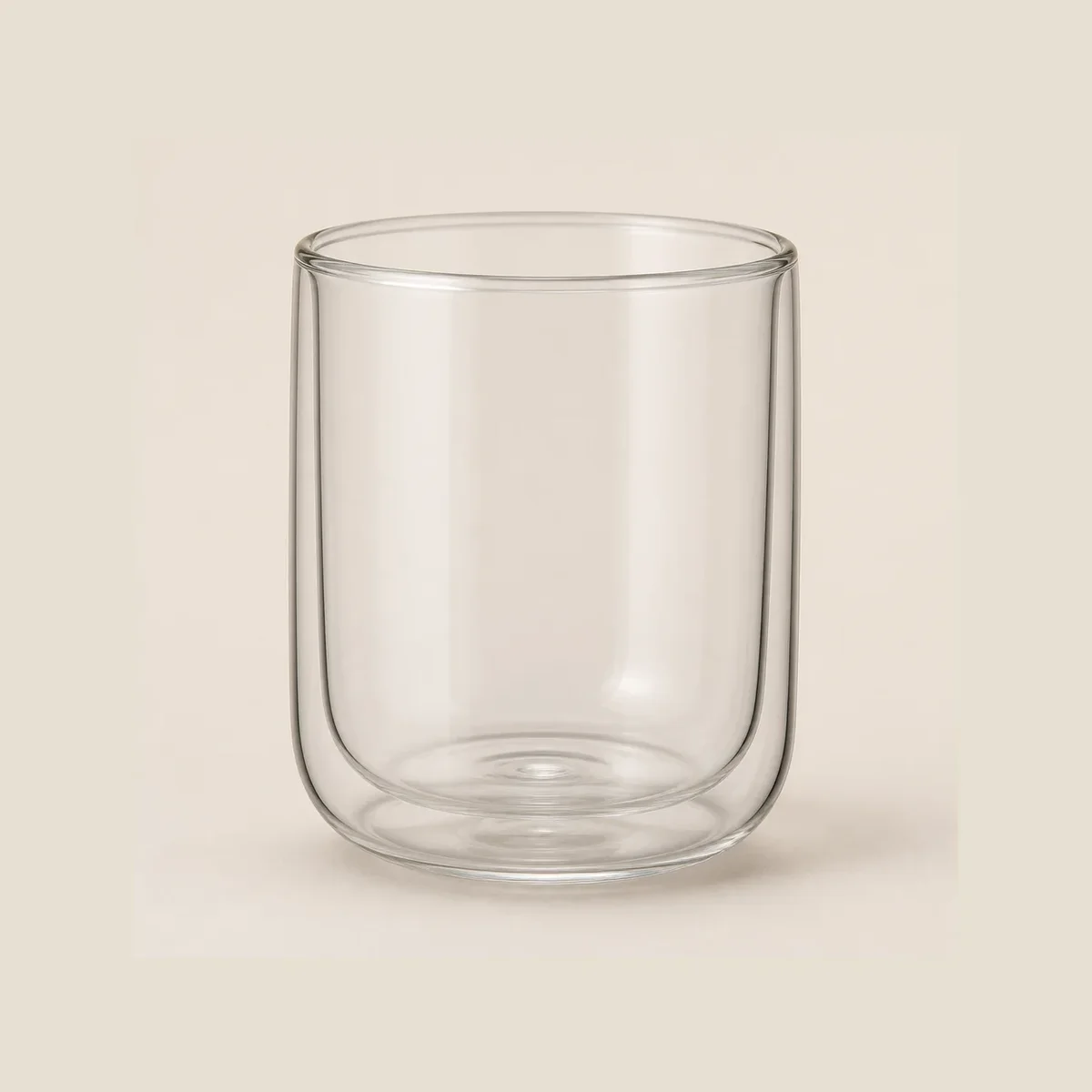 Double-wall glass tumbler 400ml