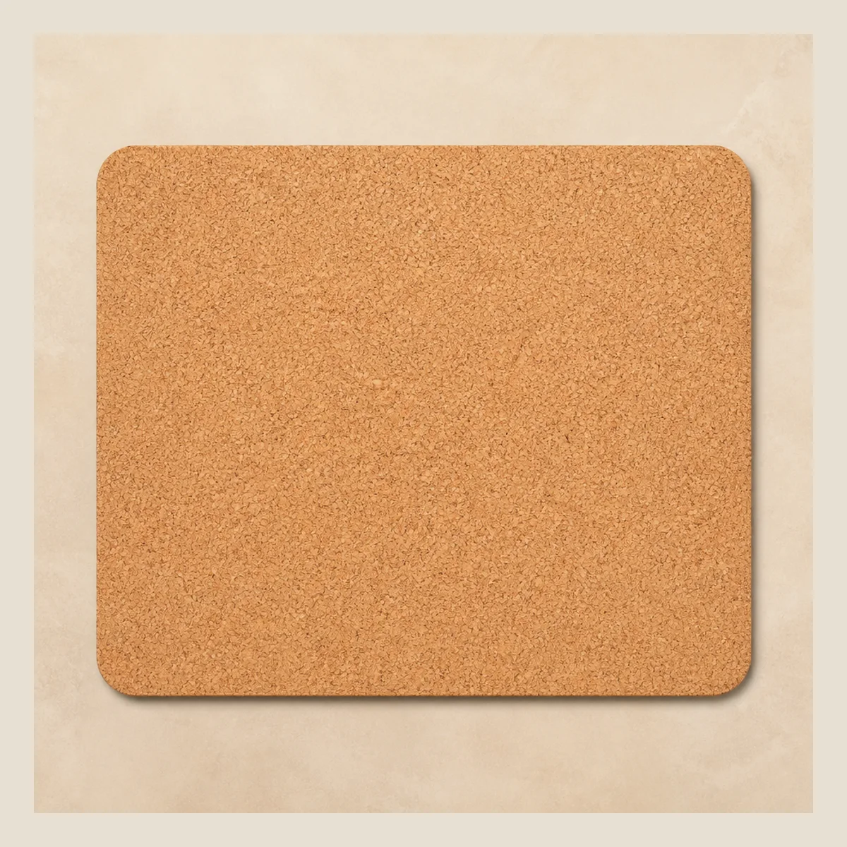 Cork desk mouse pad