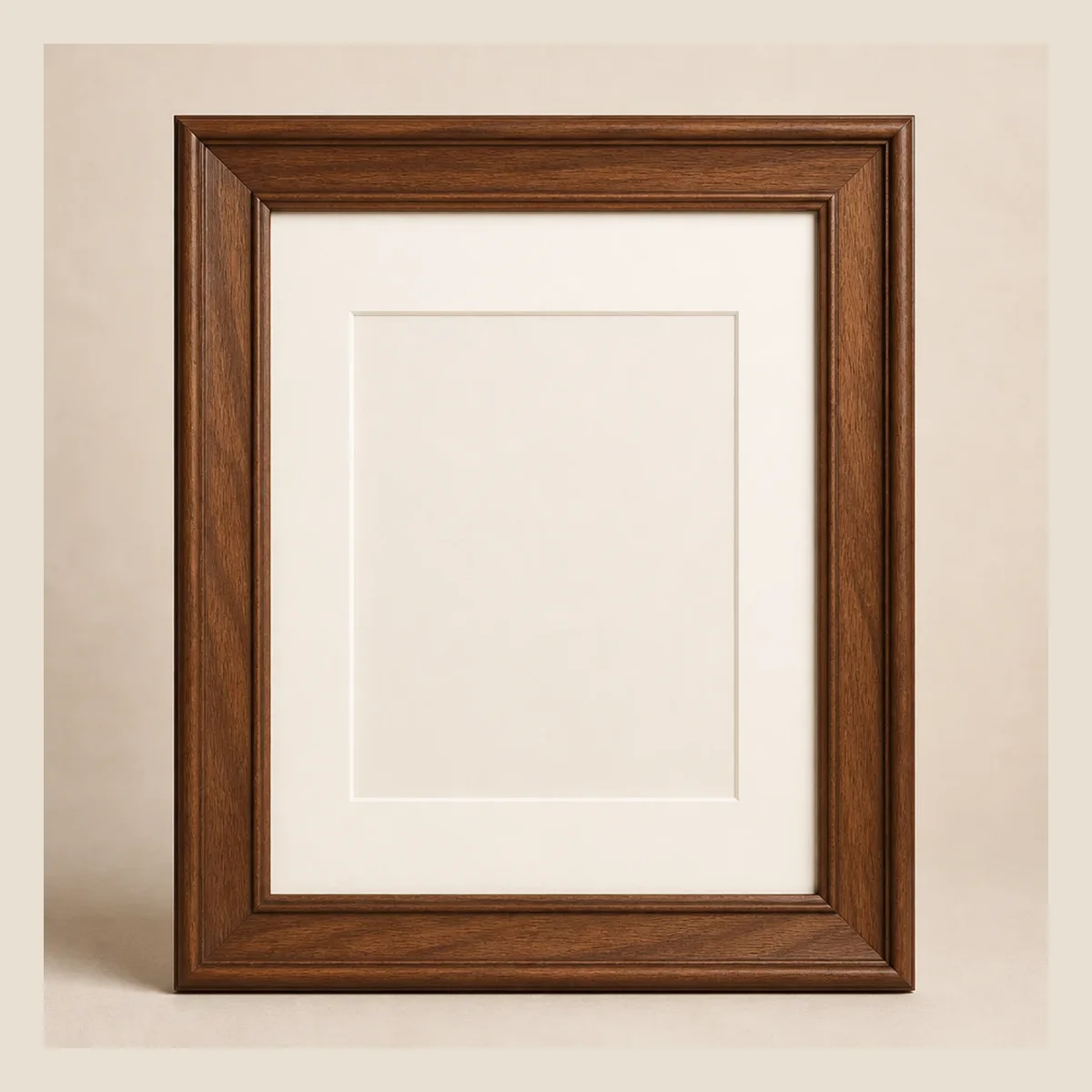 Walnut certificate frame