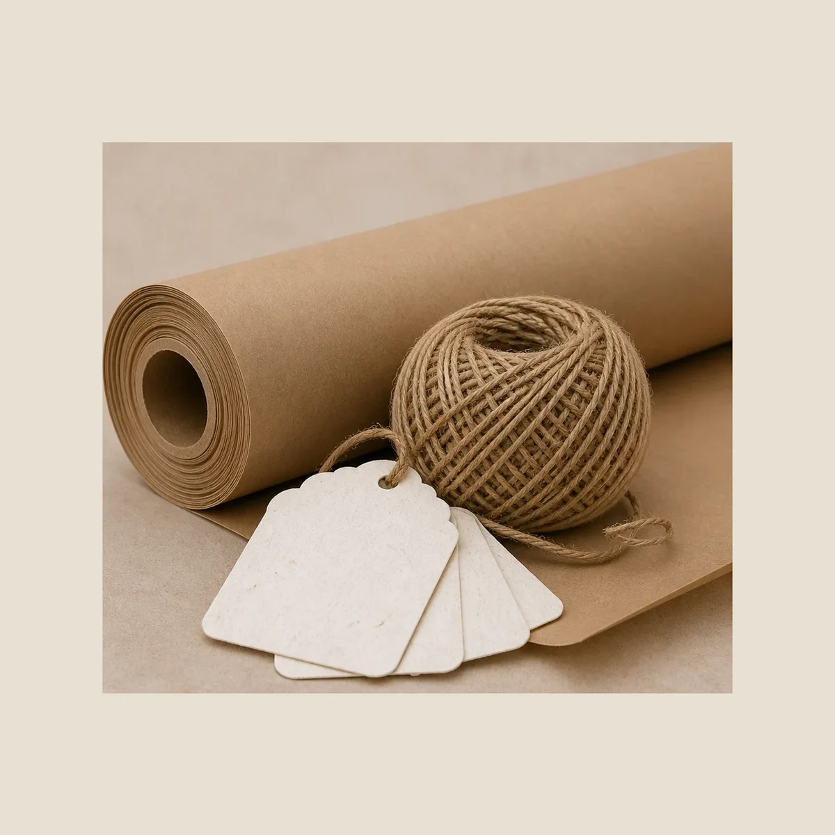 Kraft sustainable wrap kit