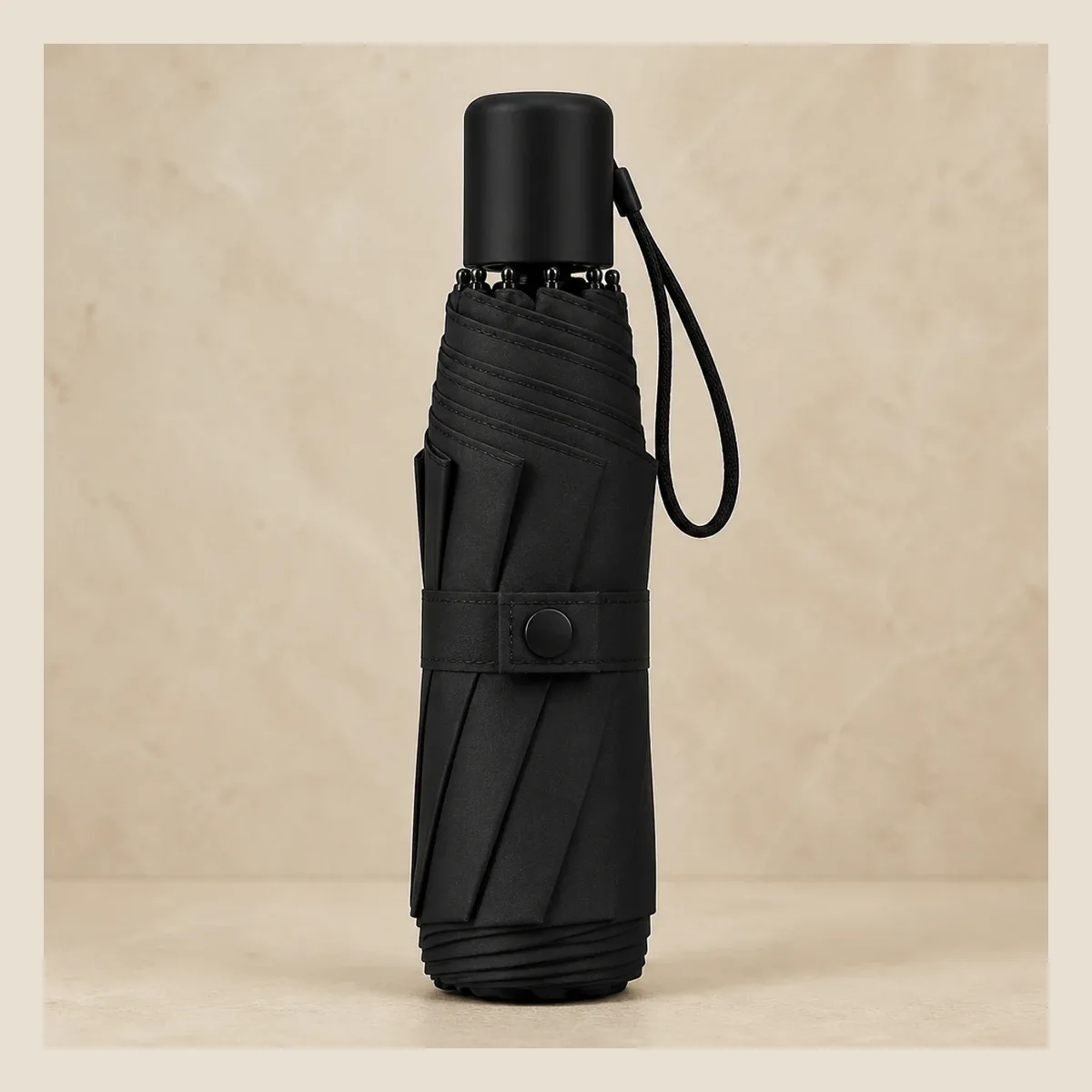 Compact travel umbrella