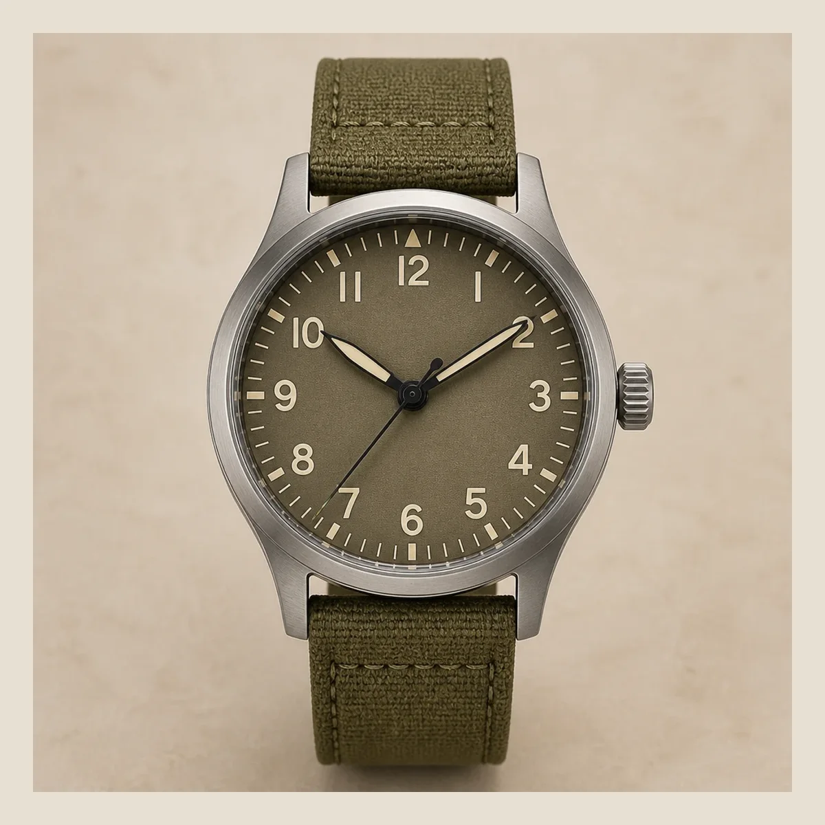 Canvas field watch