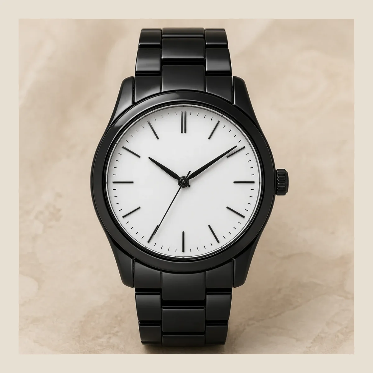 Ceramic bracelet watch