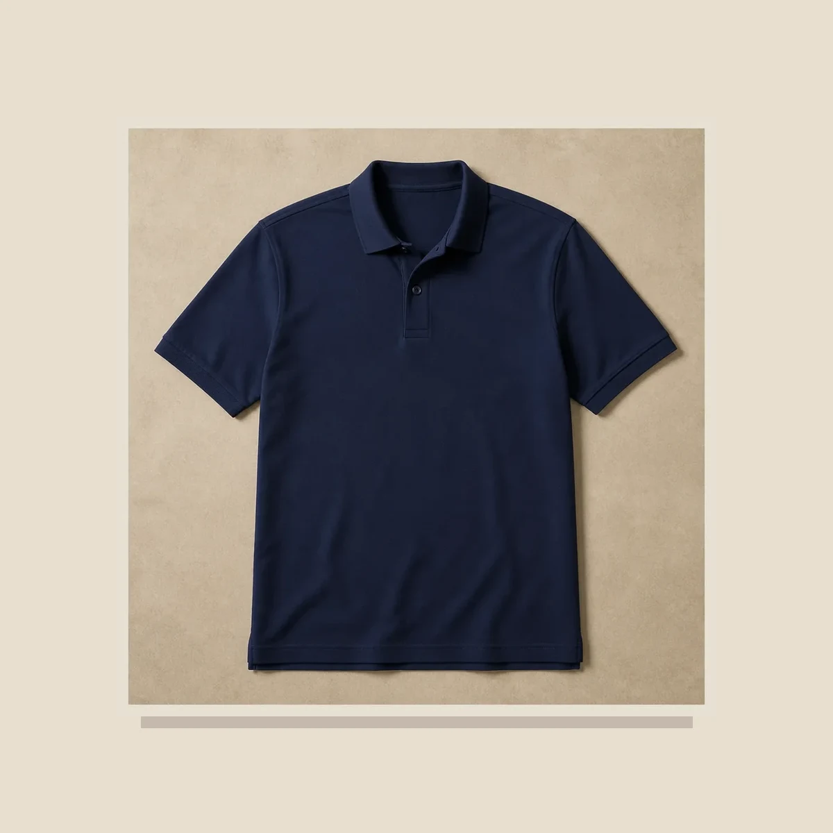 Navy corporate polo shirt