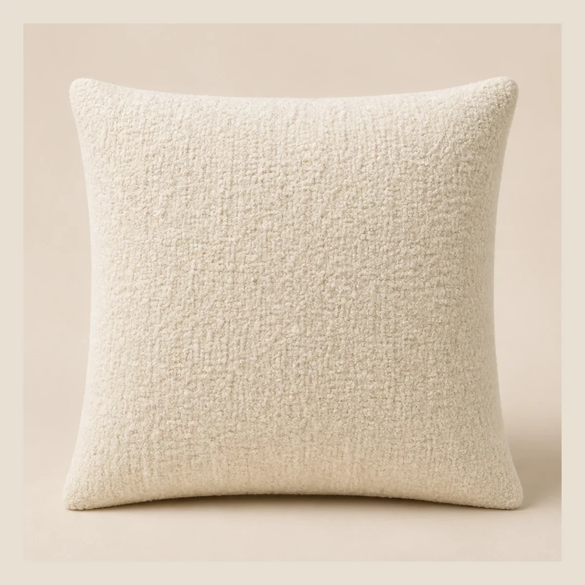 Boucle accent cushion