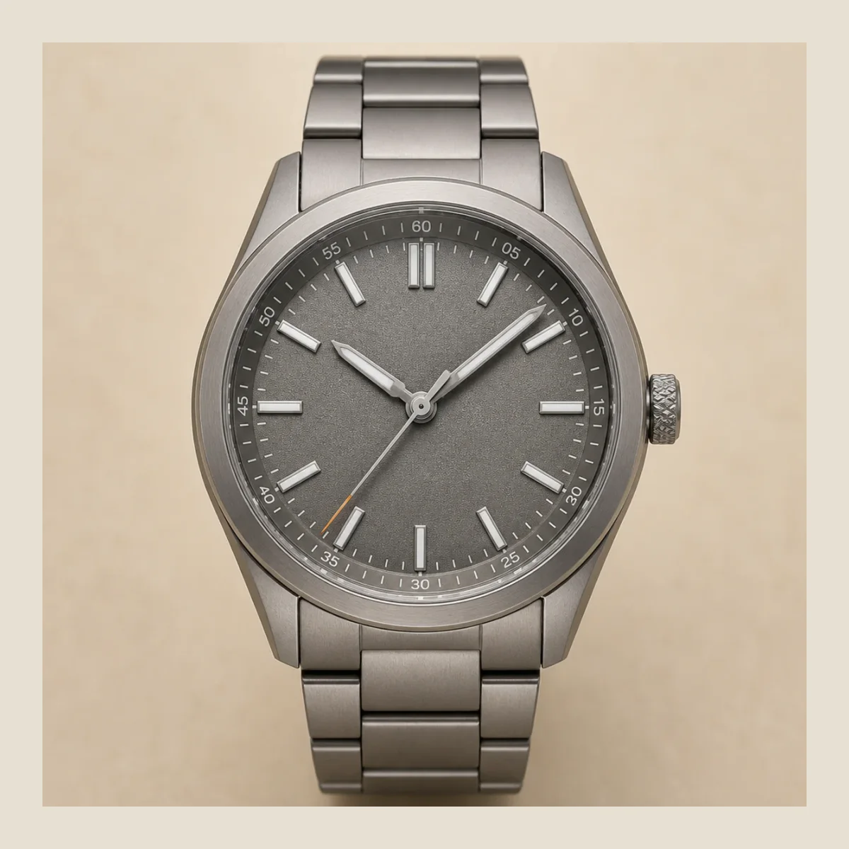 Titanium sport watch