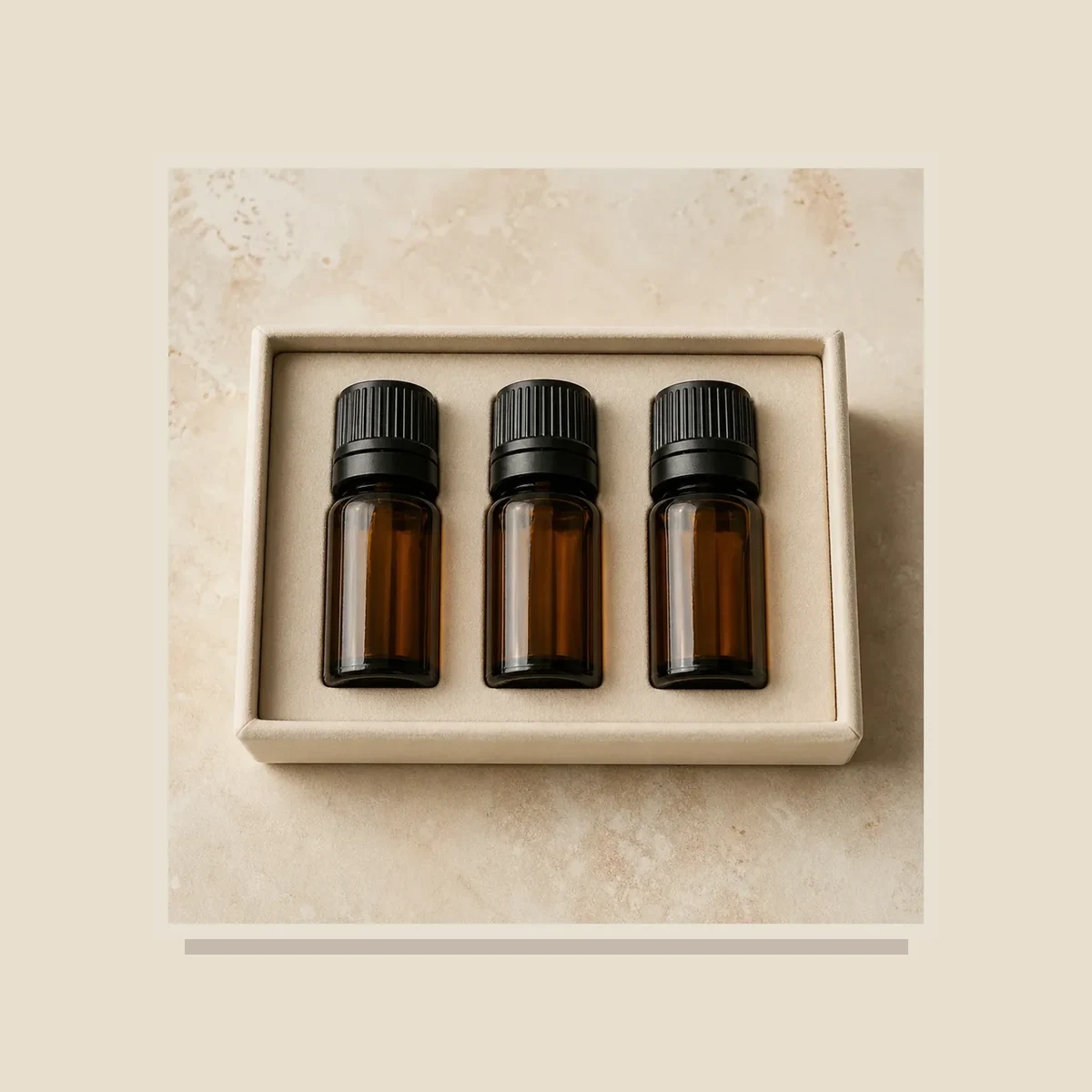 Essential oil wellness trio