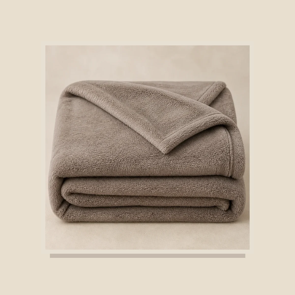 Fleece lounge throw