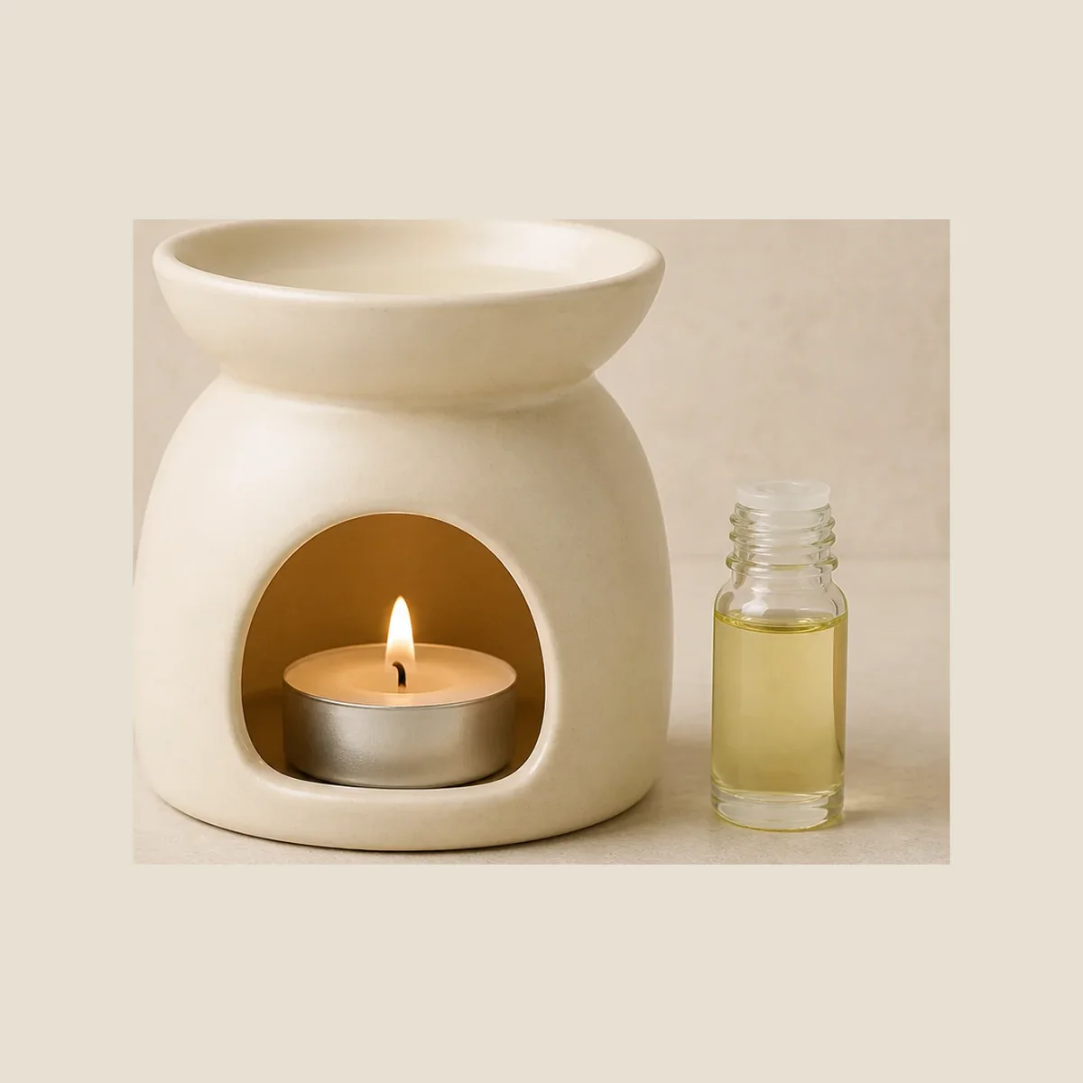 Ceramic oil burner set