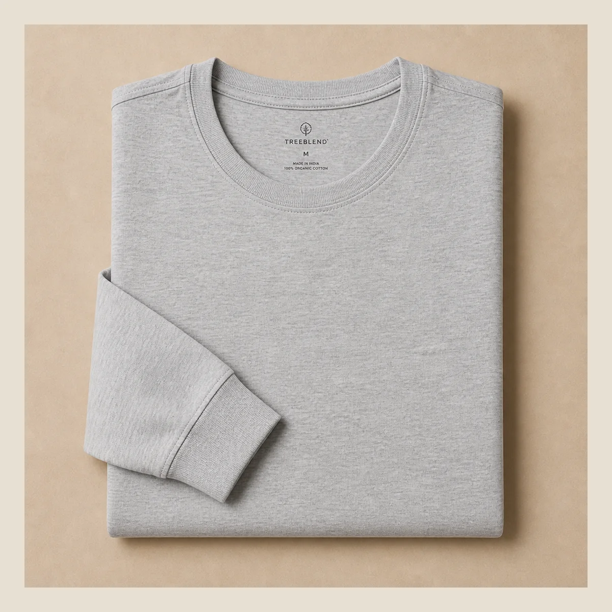 Organic cotton long-sleeve tee