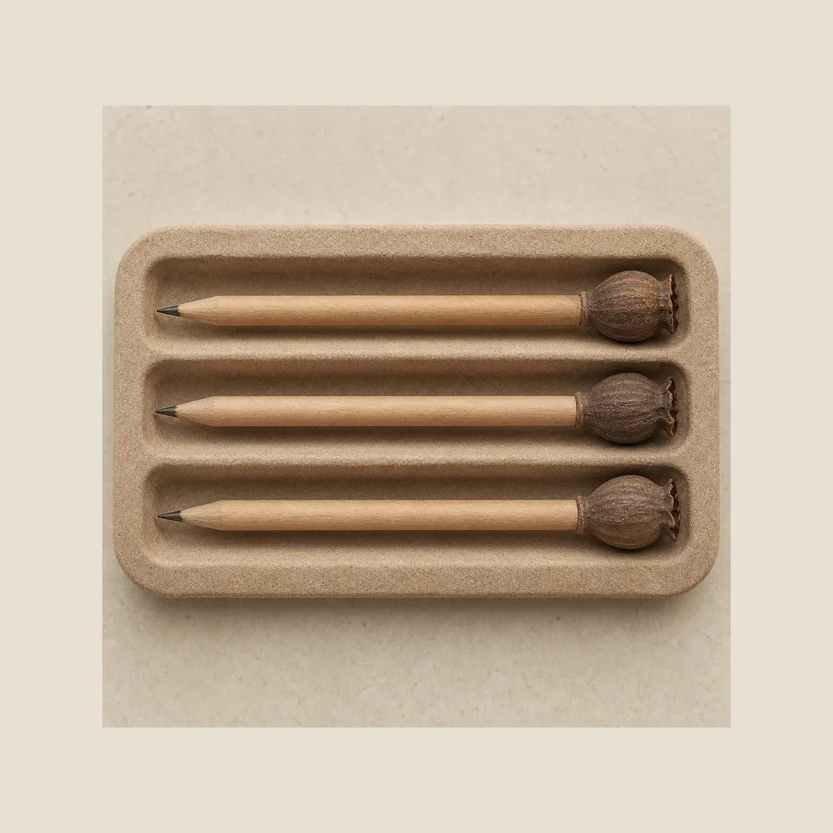 Plantable pencil trio