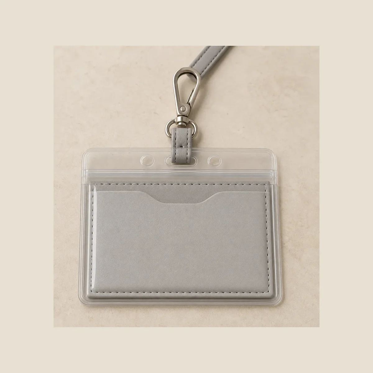 Badge holder pouch kit