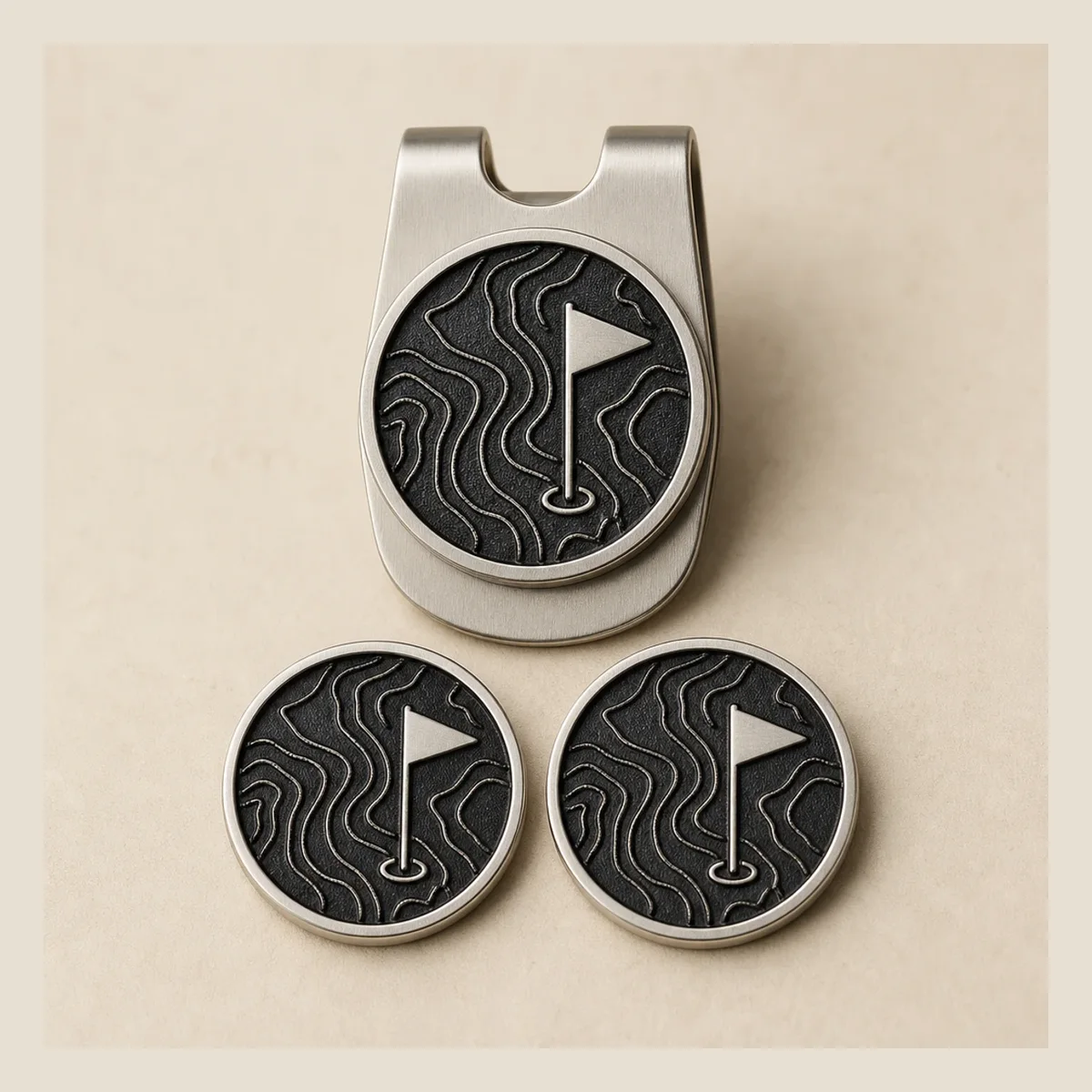 Golf ball marker set