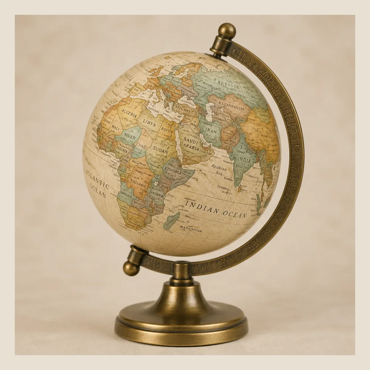 Mini desk globe