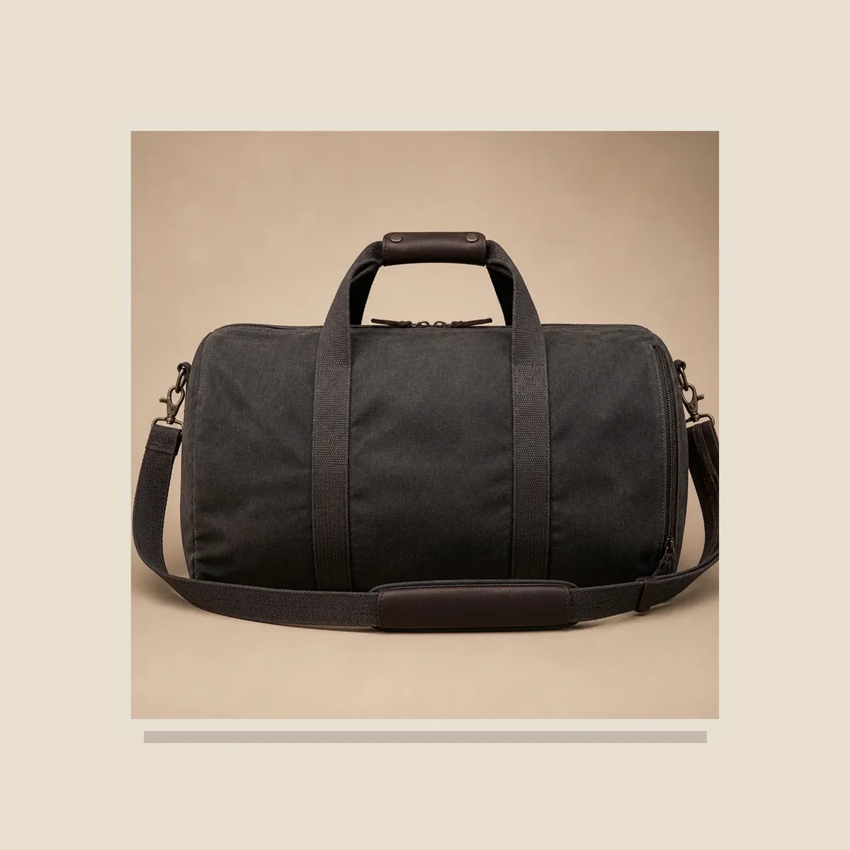 Charcoal weekender duffle