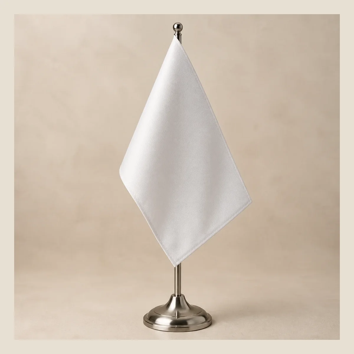 Desktop flag stand